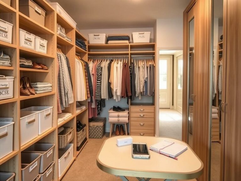closet organization budget