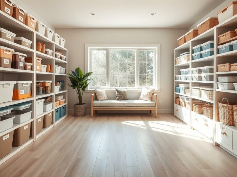 clutter free storage
