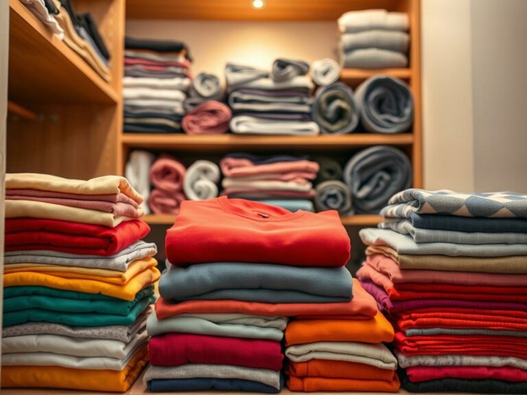 fold clothes save space