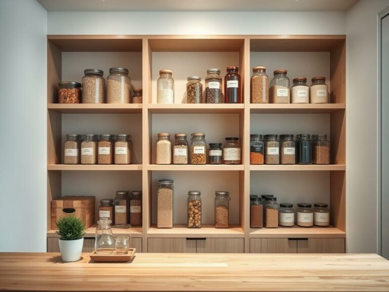 minimalist pantry