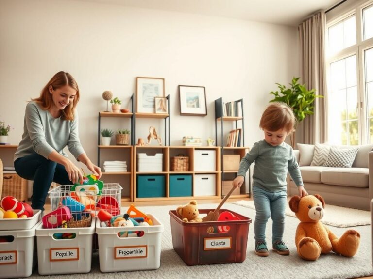 organize home with kids
