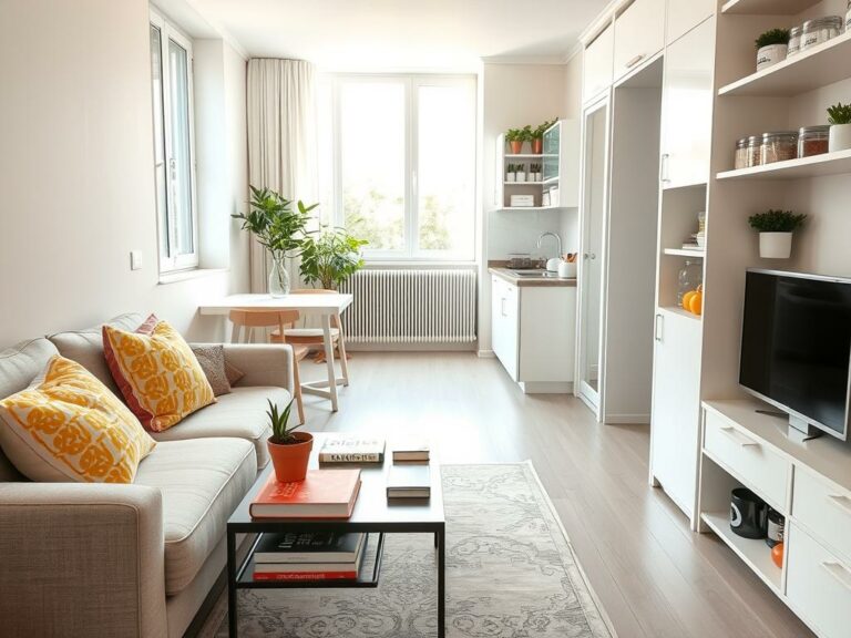 small apartment organization