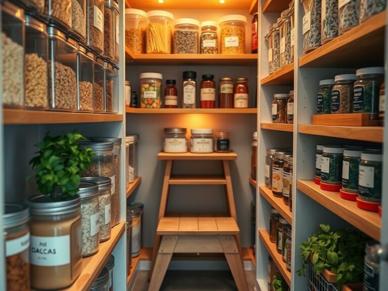 small pantry organization