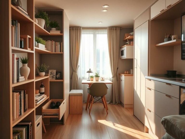 tiny apartment storage