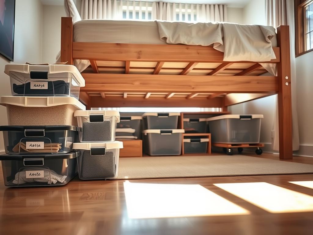 under bed storage