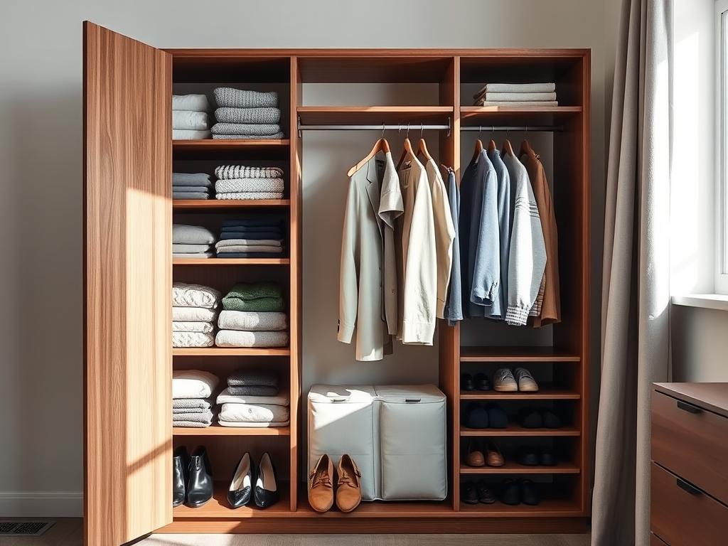 vertical closet storage